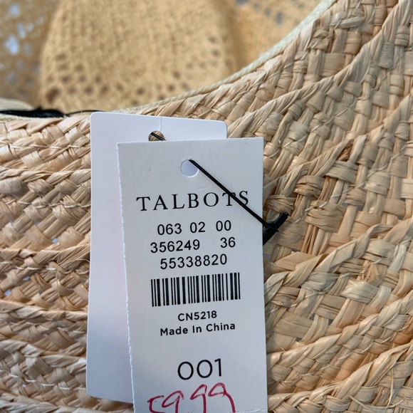 Talbots new "rancher" straw hat. - Picture 6 of 6
